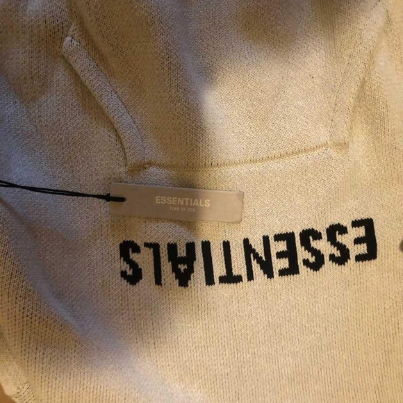 Essentials Fear Of God hoodie oatmeal xs - Picture 2 of 6